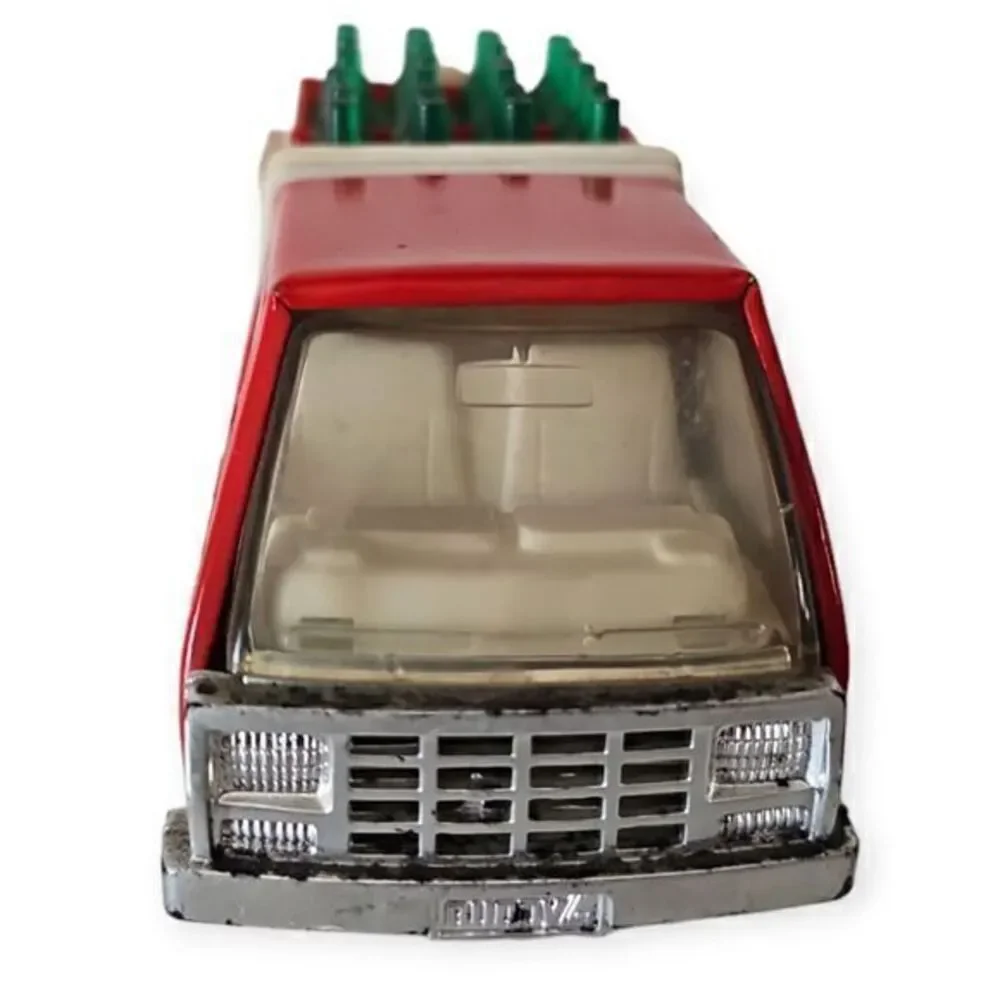 Vintage 1982 Buddy L Coca Cola‎ Delivery Truck  Red - Green Bottles- 5 inch